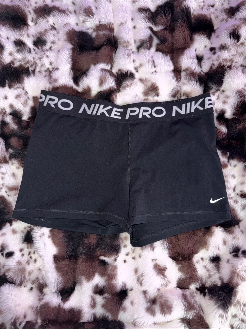 Nike Black Pro Women's Bike Shorts with Branded Waistband